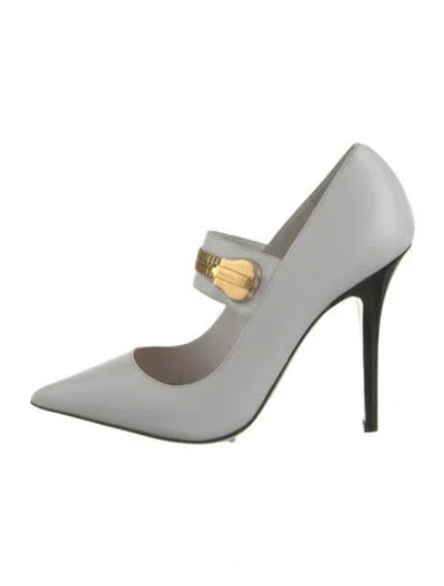 Pre-owned Tom Ford Leather Pumps In White