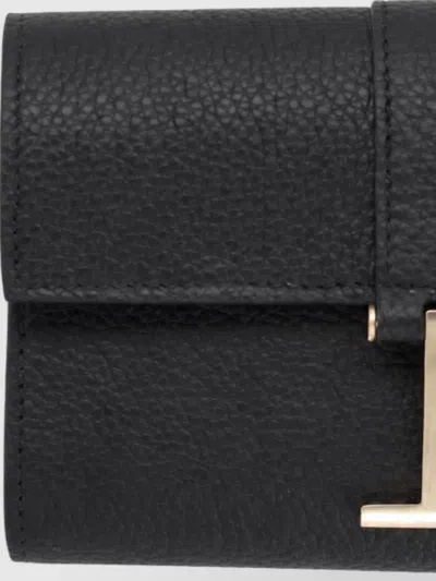 Tom Ford Leather Purse In Black