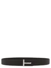 Tom Ford Logo Reversible Belt Belts Multicolor