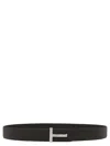 Tom Ford Logo Reversible Belt Belts Multicolor