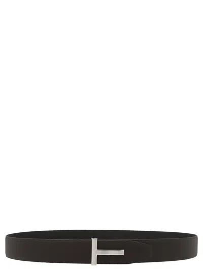Tom Ford Leather Reversible Belt Belts Multicolor