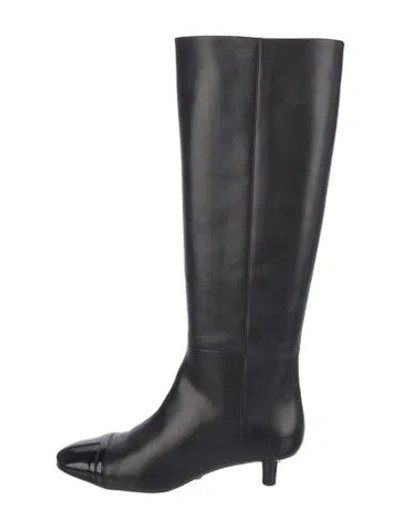 Pre-owned Tom Ford Leather Riding Boots In Black