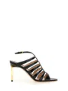Tom Ford Carine Croc-effect Patent-leather Sandals