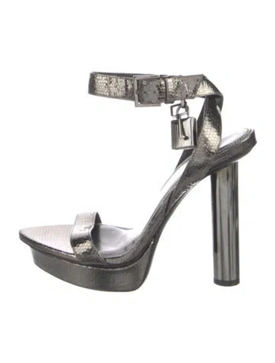 Pre-owned Tom Ford Leather Sandals