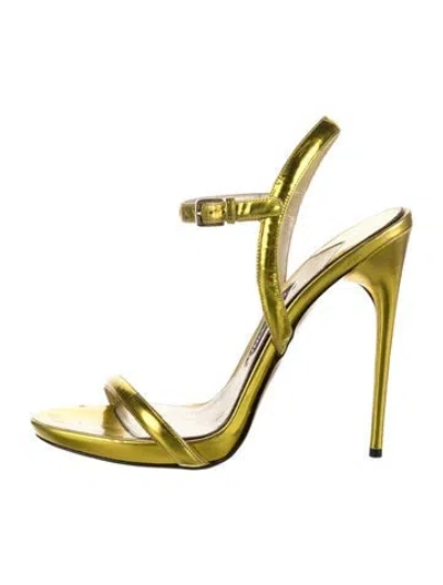 Pre-owned Tom Ford Leather Sandals