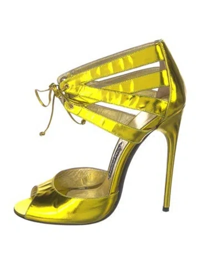 Pre-owned Tom Ford Leather Sandals