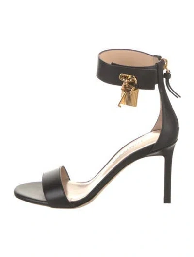 Pre-owned Tom Ford Leather Sandals In Black