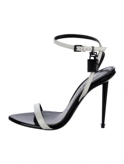 Pre-owned Tom Ford Leather Sandals In Black