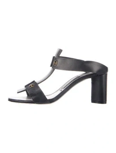 Pre-owned Tom Ford Leather Sandals In Blue