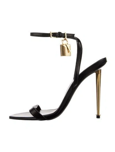 Pre-owned Tom Ford Leather Sandals In Blue