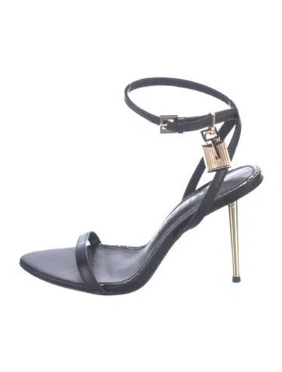 Pre-owned Tom Ford Leather Sandals In Blue