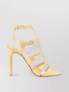 Tom Ford Laminated Leather Sandals With Croco Print