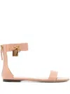 Tom Ford Sandalen Padlock Aus Leder In Neutral