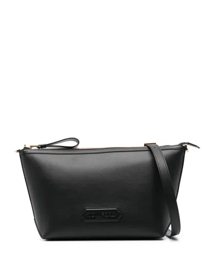 Tom Ford Leather Shoulder Bag In Black