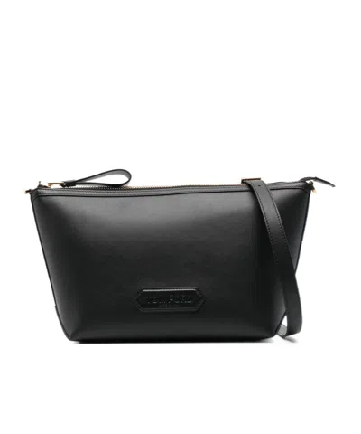 Tom Ford Leather Shoulder Bag In Black