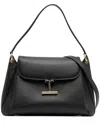 Tom Ford Medium Grain Leather Shoulder Bag In Black