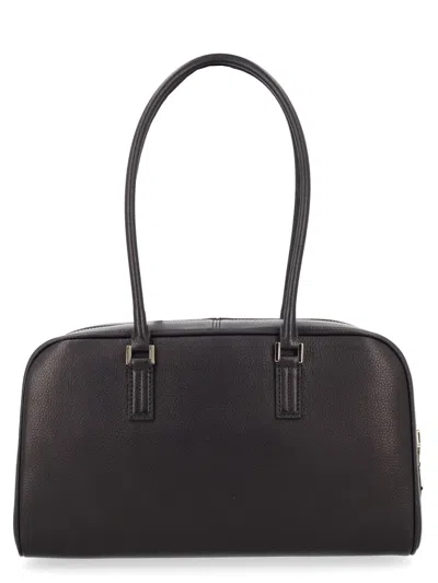 Tom Ford Leather Shoulder Bag In Black
