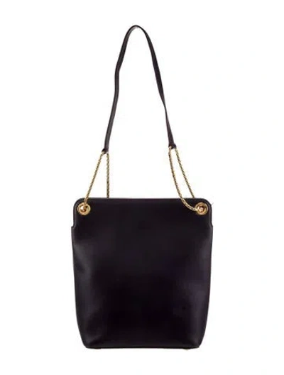 Pre-owned Tom Ford Leather Shoulder Bag In Purple