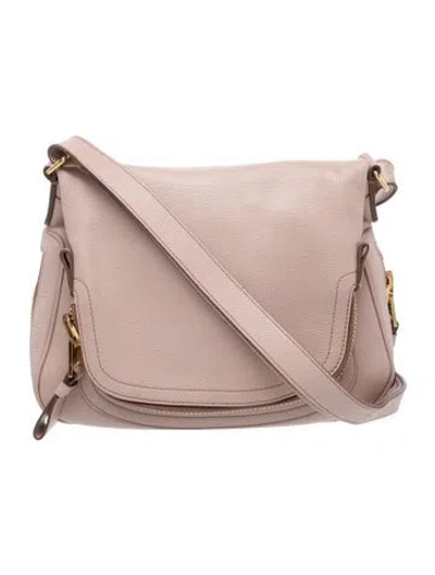 Pre-owned Tom Ford Leather Shoulder Bag Vintage In Brown