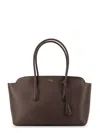 Tom Ford Leather Shoulder Bag With Logo