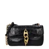 Tom Ford Black Leather Shoulder Bag In Black