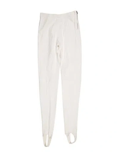 Pre-owned Tom Ford Leather Skinny Leg Pants In Neutral