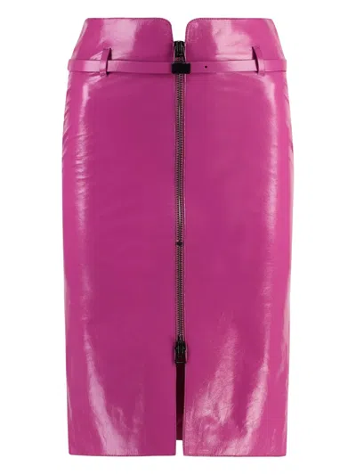 TOM FORD LEATHER SKIRT