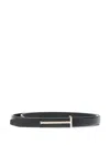 Tom Ford Leather Slim Belt In Pattern