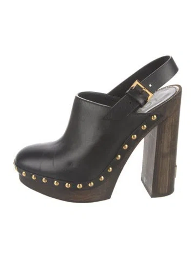 Pre-owned Tom Ford Leather Slingback Pumps In Multi