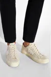 Tom Ford Leather Sneakers In Cream