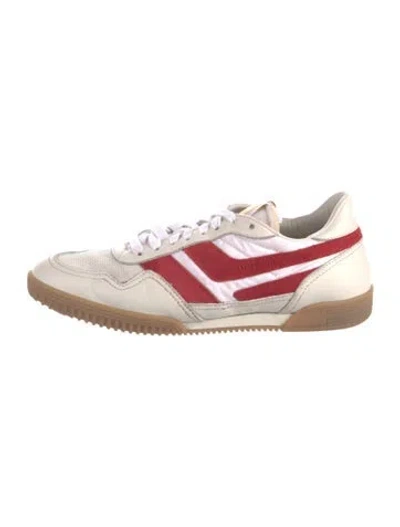 Pre-owned Tom Ford Leather Sneakers In White