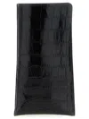 Tom Ford Crocodile Texture Compact Sunglasses Case In Black