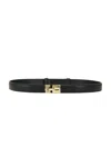 Tom Ford Leather T Latch 20mm Belt In Black