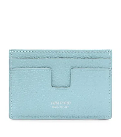 TOM FORD LEATHER T-LINE CARD HOLDER