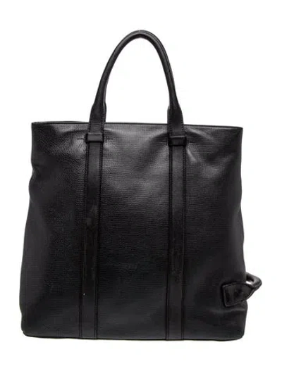 Pre-owned Tom Ford Leather Tote In Black