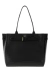 Tom Ford Grain Leather Medium Tote In Black