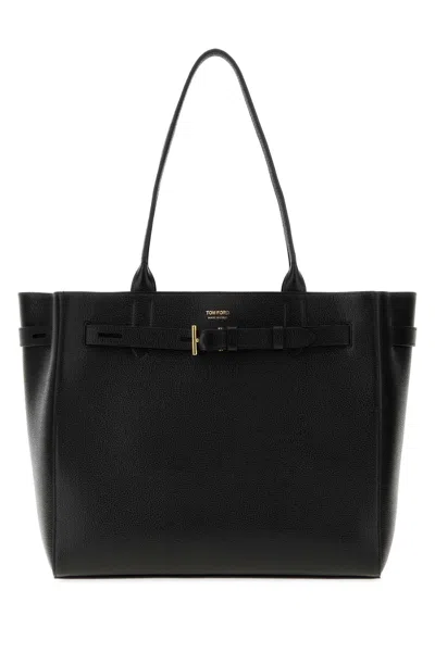 TOM FORD TOM FORD LEATHER TOTE TOTE BAG