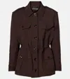Tom Ford Button-fastening Flap-pocket Jacket In Brown