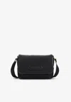 Tom Ford Leather-trimmed Logo Messenger Bag