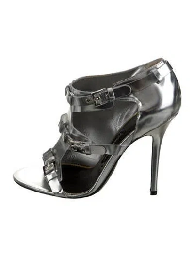 Pre-owned Tom Ford Leather T-strap Sandals