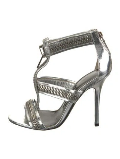 Pre-owned Tom Ford Leather T-strap Sandals