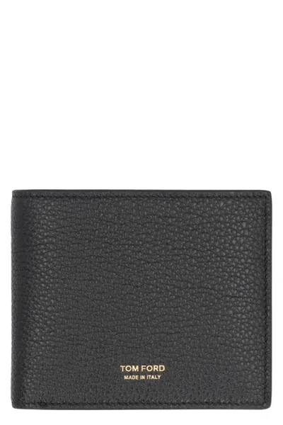 Tom Ford Leather Wallet In Black