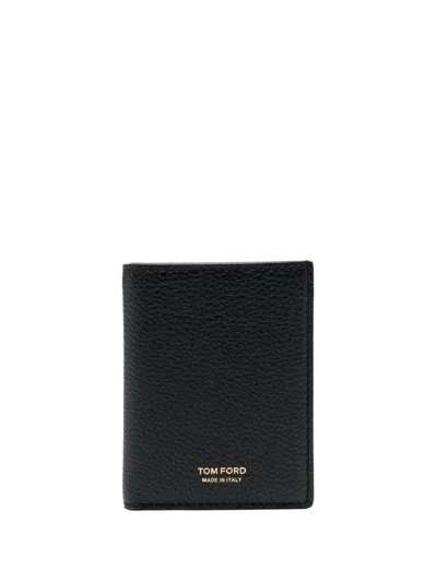 Tom Ford Leather Wallet Accessories In Black