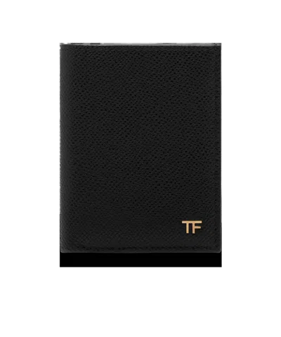 Tom Ford Leather Wallet In Black