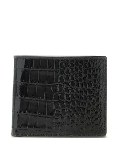 Tom Ford Leather Wallet In Black
