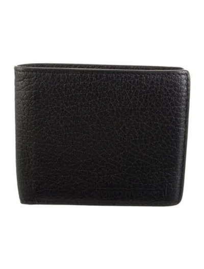 Pre-owned Tom Ford Leather Wallet In Black