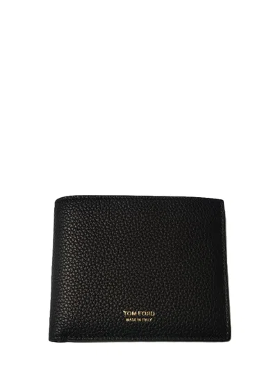Tom Ford Leather Wallet In Black