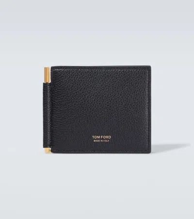 Tom Ford Leather Wallet In Black