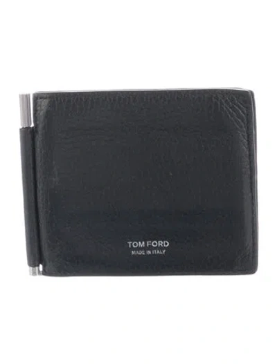Pre-owned Tom Ford Leather Wallet In Green