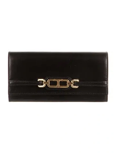 Pre-owned Tom Ford Leather Wallet W/ Tags In Black